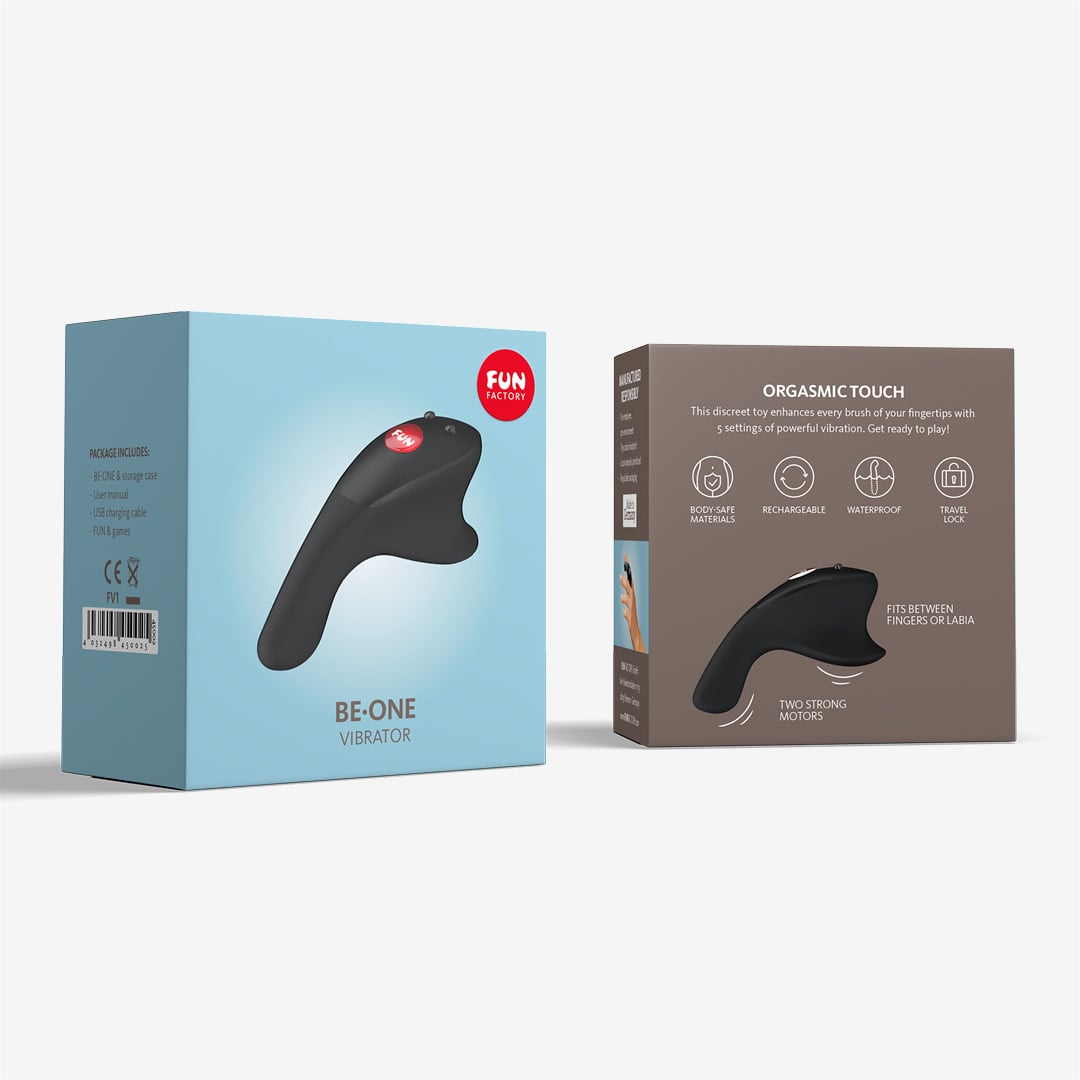 Couple's vibrator BE·ONE from FUN FACTORY packaging