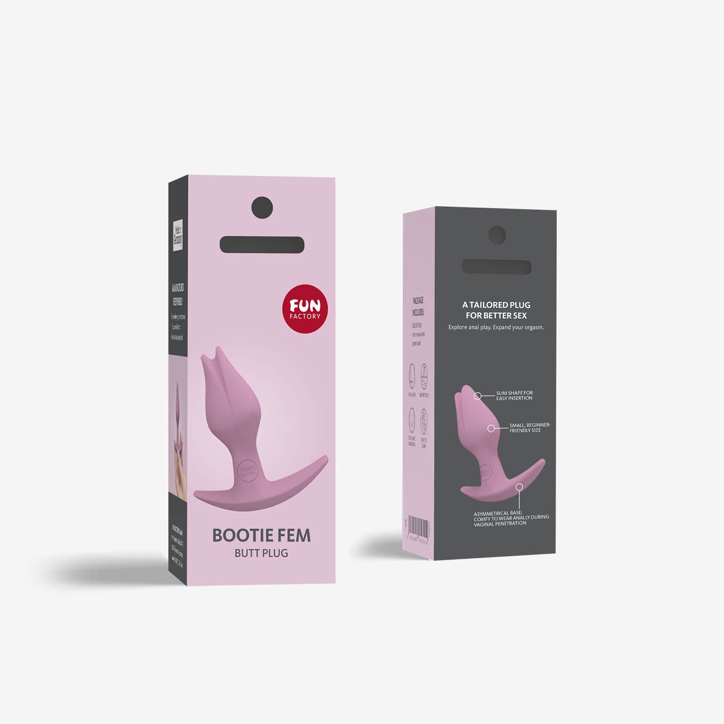 BOOTIE-FEM-Female-Butt-Plug-Rose