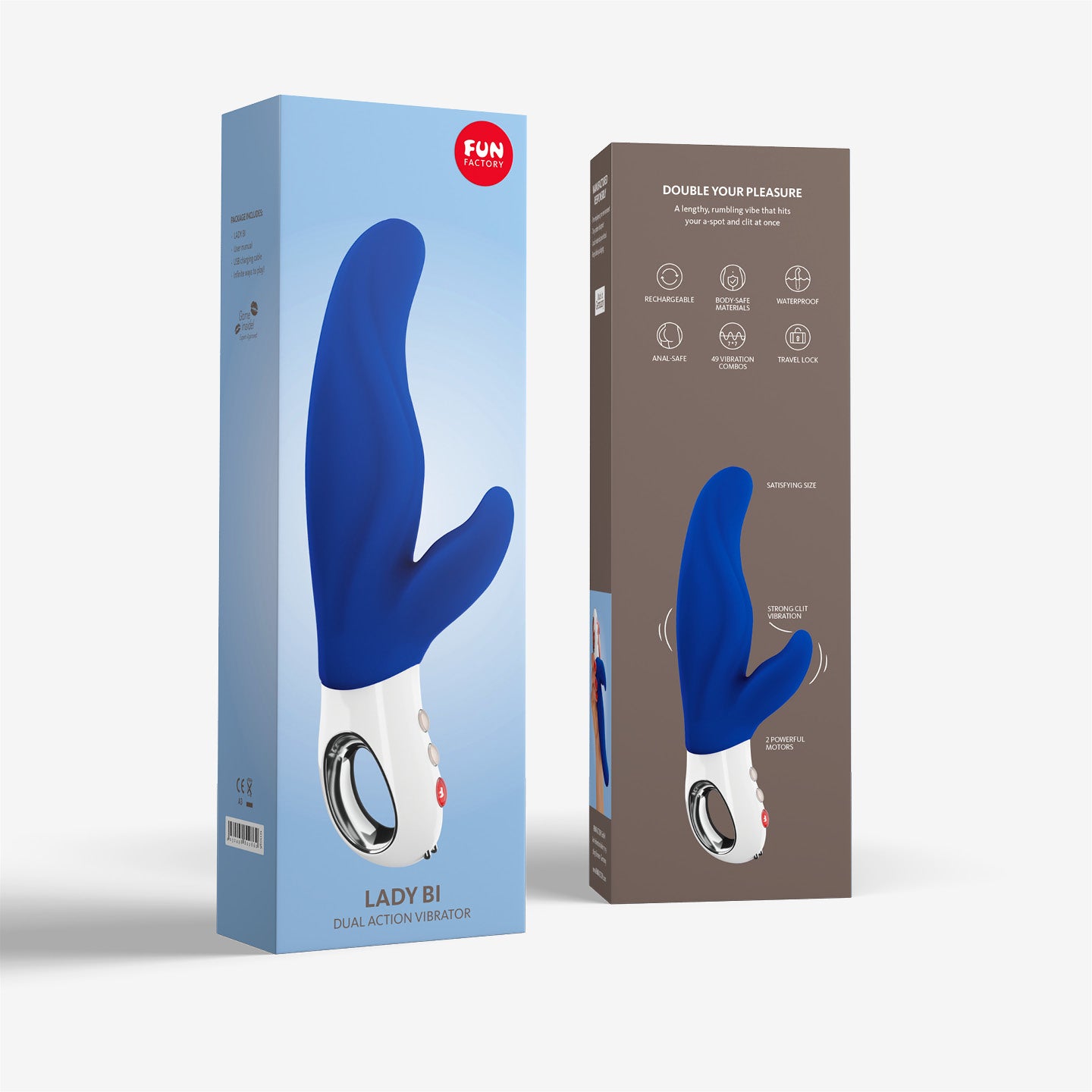 FUN FACTORY - Rabbit Vibrator LADY Bi ultramarine