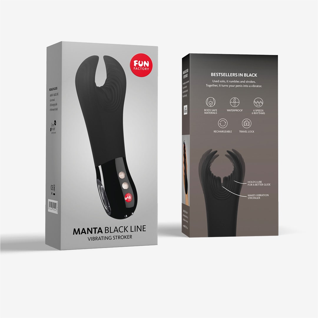 FUN FACTORY - Penisvibrator MANTA black