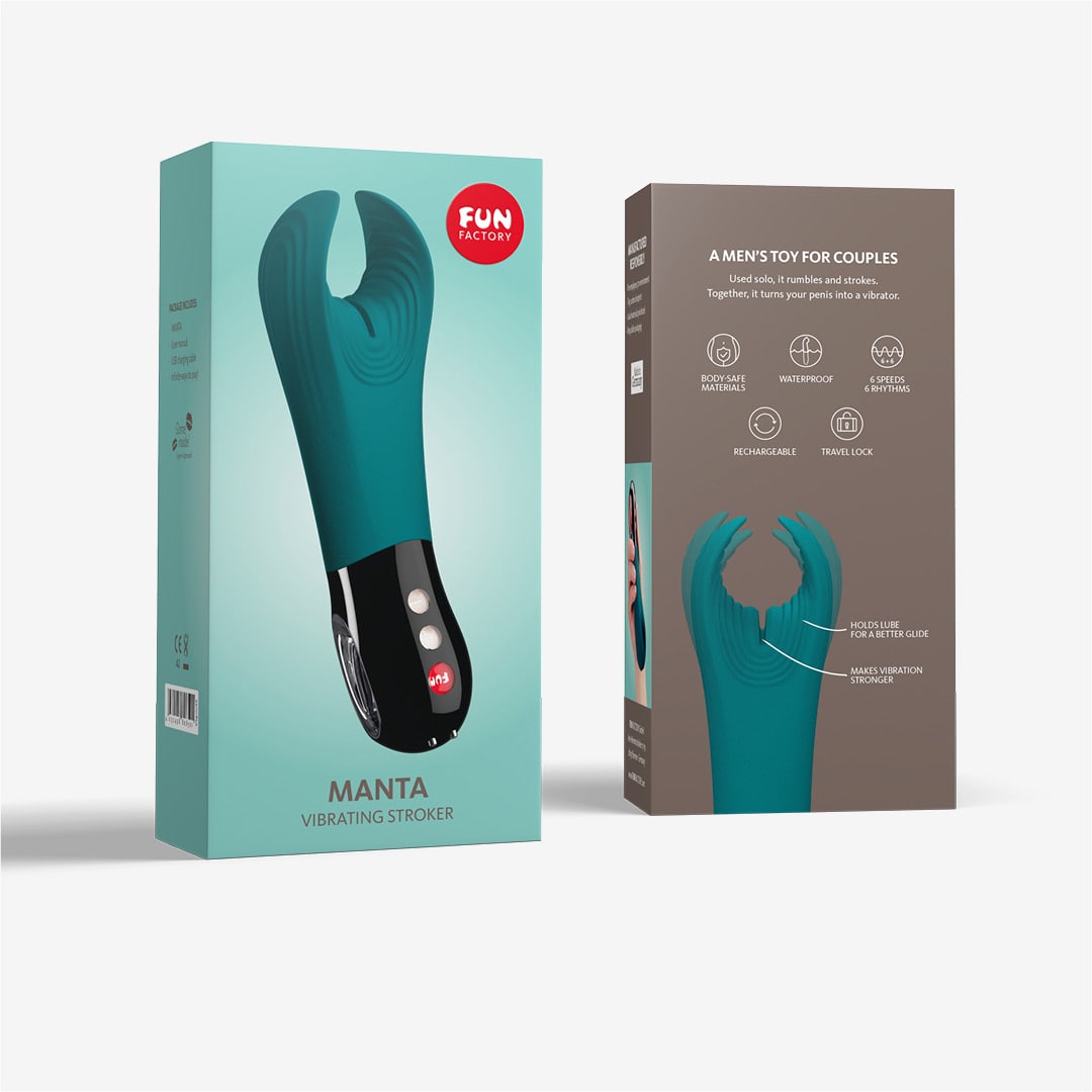 FUN FACTORY - Penisvibrator MANTA deep sea blue