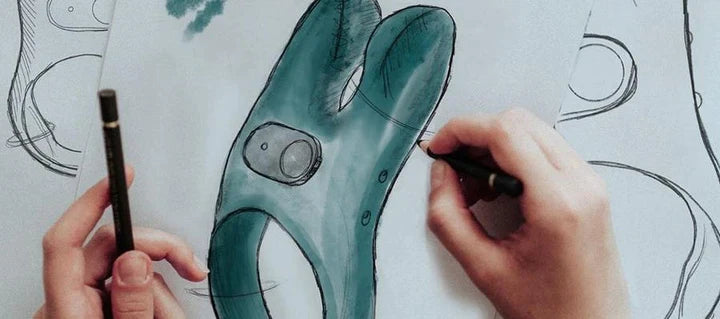 Vibrating Cock Ring NOS Design Sketches