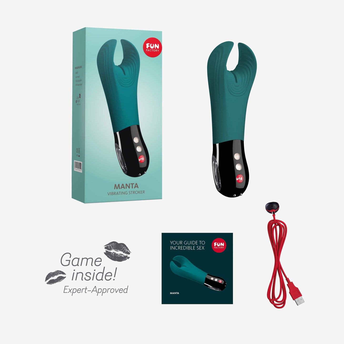 FUN FACTORY - Penisvibrator MANTA deep sea blue
