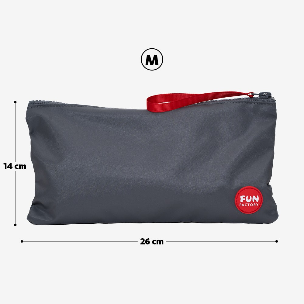 TOYBAG M in Grey Maße – FUN FACTORY